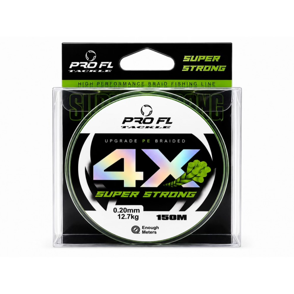 PRO FL X4 – 150M Super Strong 4-Strand Braided Fishing Line PRO FL X4 – 150M Super Strong 4-Strand Braided Fishing Line
