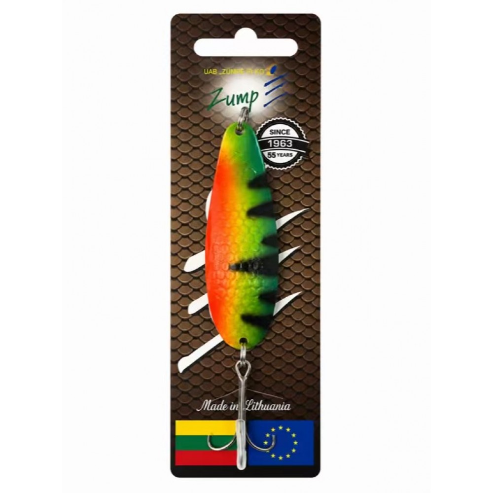 Zumpe Spoon Lure 18g & 22g Firetiger Zumpe Spoon Lure 18g 22g Firetiger Made in Lithuania