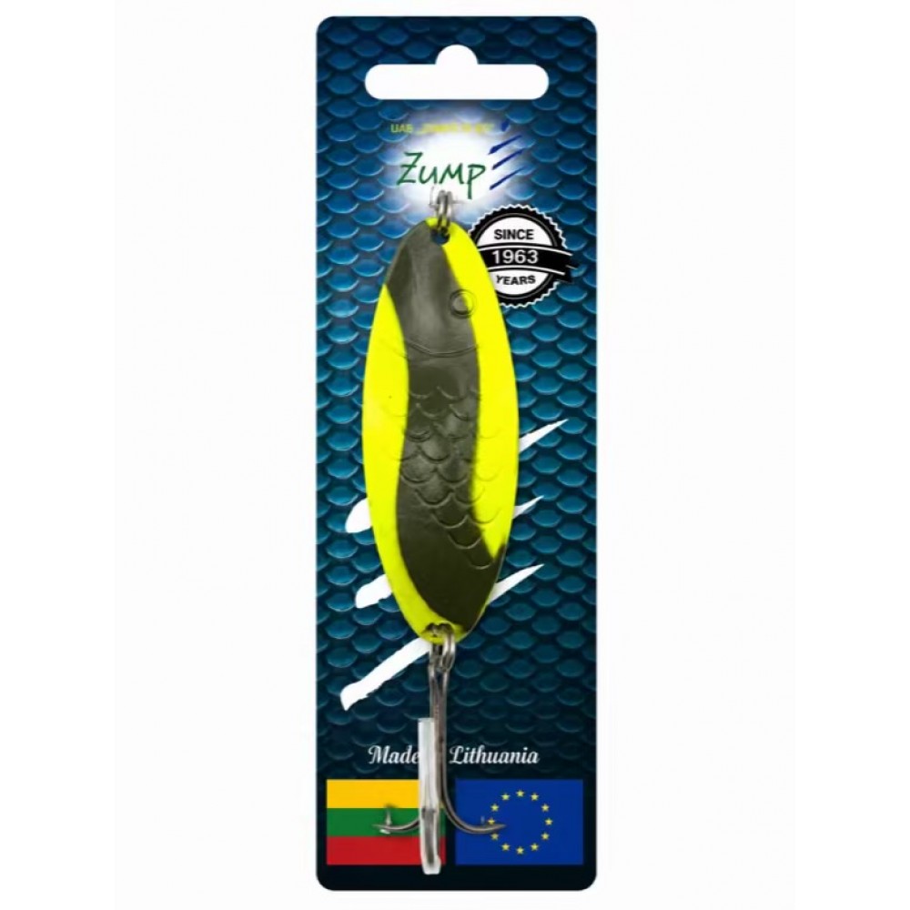 Zumpe Spoon Lure 32g Black Yellow Zumpe Spoon Lure 32g Black Yellow Made in Lithuania