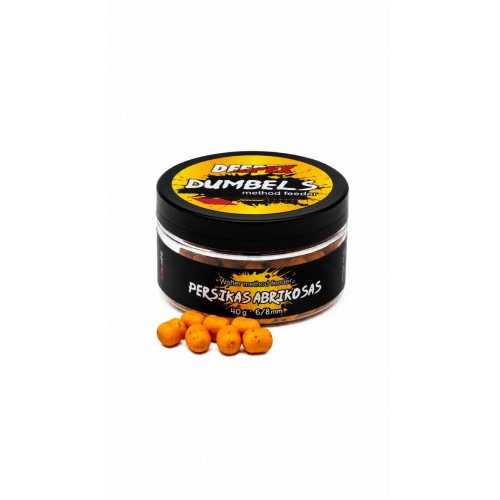 Peach & Apricot Dumbbell Wafters 6–8mm