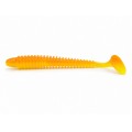 Tricky Baits Ribbed Soft Lure 18cm 20g Yellow Orange