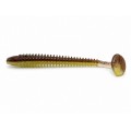 Tricky Baits Ribbed Soft Lure 18CM 20G Olive Green Light Brown