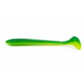 Tricky Baits Ribbed Soft Lure 18CM 20G Light Green Dark Green