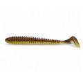 Tricky Baits Ribbed Soft Lure 18CM 20G Olive Green Light Brown
