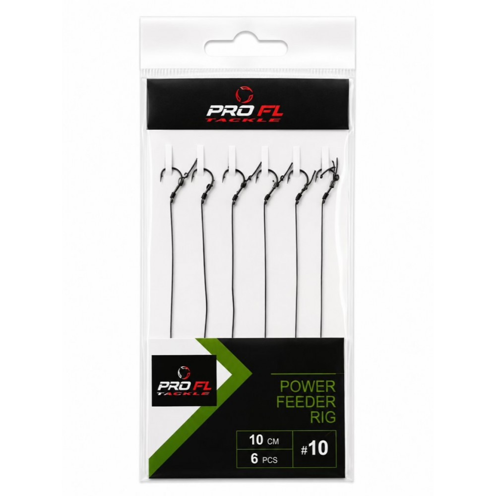 Pro FL Power Feeder Rig Size 10 – 10cm (6pcs) Pro FL Power Feeder Rig Size 10 – 10cm (6pcs)
