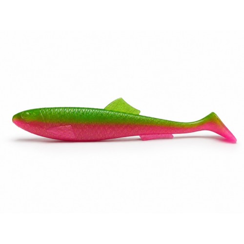 Tricky Baits Hunter Soft Lure 19cm 39g Green Pink Glitter