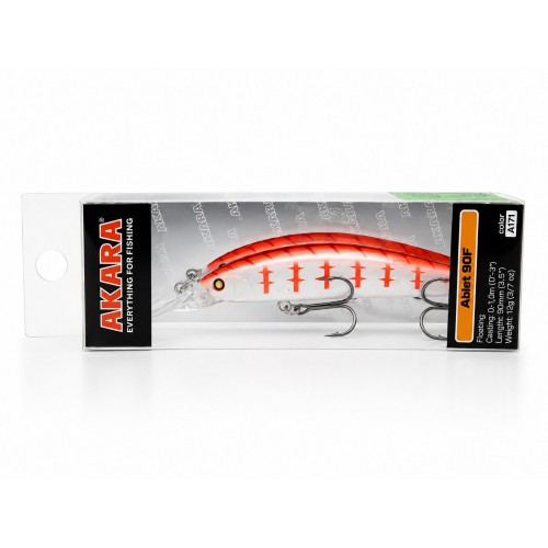 Akara Ablet 90F Wobbler (90mm, 12g, 0-1m, Floating)