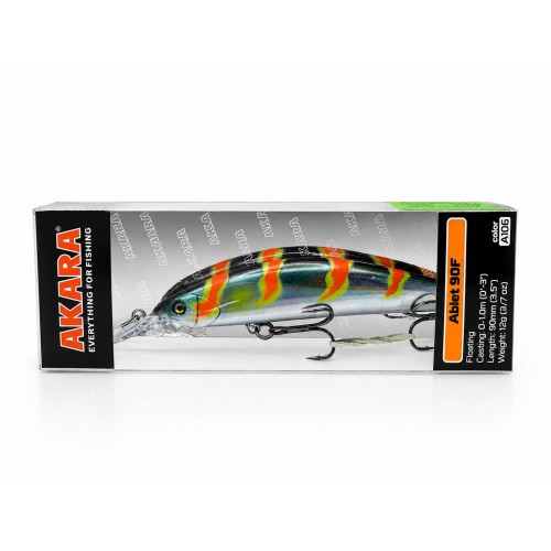 Akara Ablet 90F Wobbler (90mm, 12g, 0-1m, Floating)