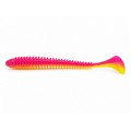 Tricky Baits Ribbed Soft Lure 18cm 20g Pink Yellow