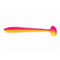 Tricky Baits Ribbed Soft Lure 18cm 20g Pink Yellow