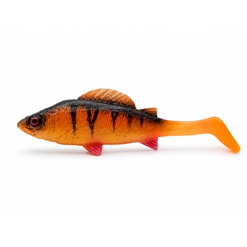 Tricky Baits Perch Soft Lure 15cm 35g Fire Perch Orange Tail