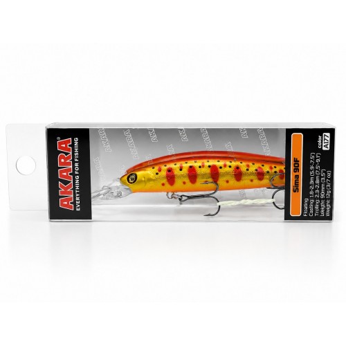 Akara Ablet 90F Wobbler (90mm, 12g, 0-1m, Floating)