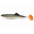 Tricky Baits Hunter Soft Lure 19cm 39g Black Silver Orange Tail