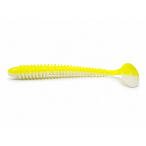 Tricky Baits Ribbed Soft Lure 18cm 20g Yellow Pearl