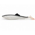Tricky Baits Hunter Soft Lure 22.5cm 80g Silver Black Orange Tail