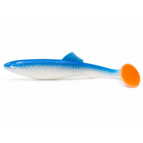 Tricky Baits Hunter Soft Lure 19cm 39g Blue Pearl Orange Tail