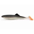 Tricky Baits Hunter Soft Lure 19cm 39g Black Silver Orange Tail