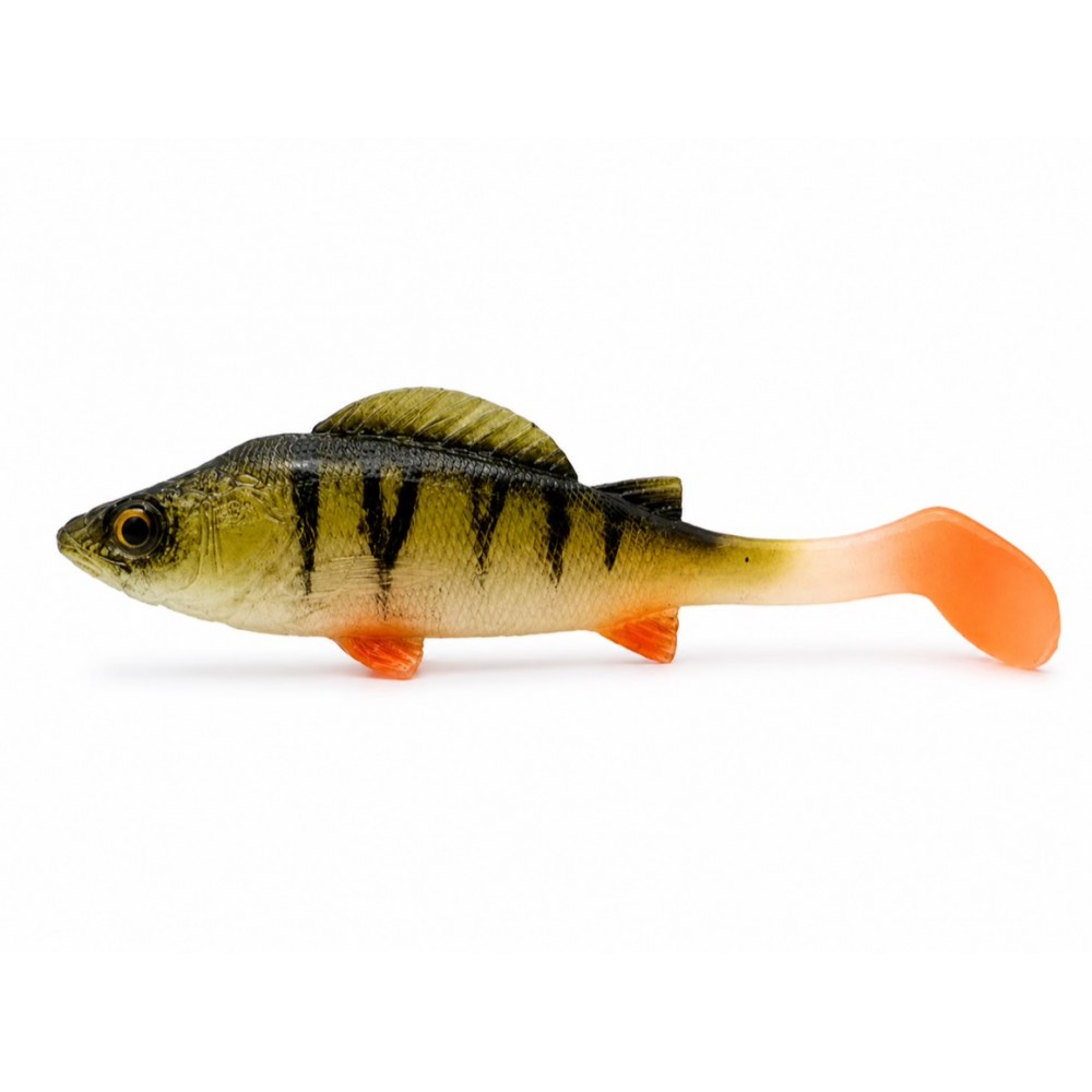 Tricky Baits Perch Soft Lure 15cm 35g Natural Perch Orange Tail Tricky Baits Perch 15cm 35g Natural Perch Orange Tail soft lure