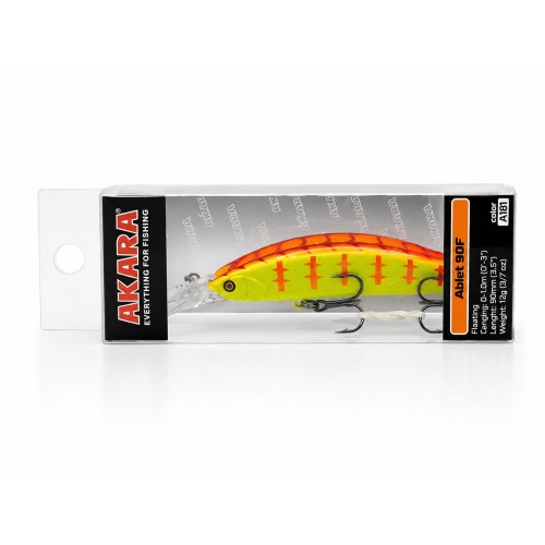 Akara Ablet 90F Wobbler (90mm, 12g, 0-1m, Floating)