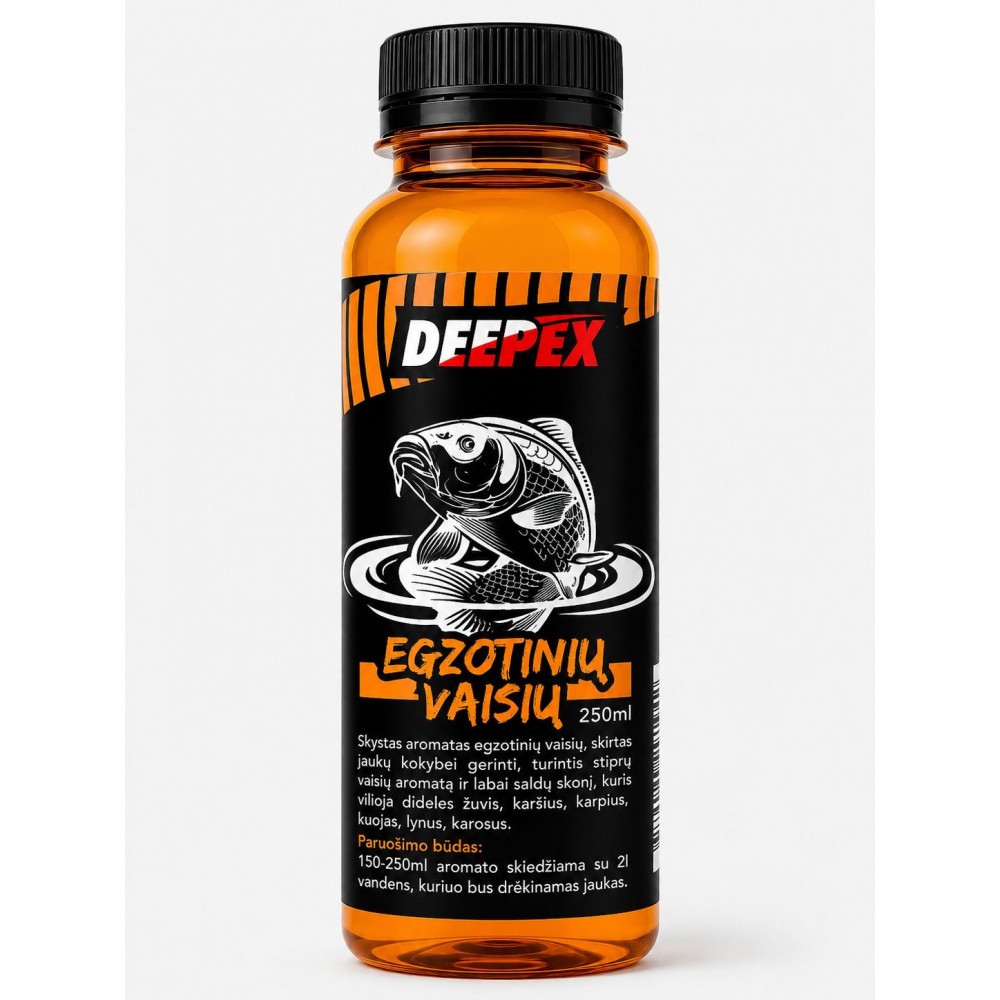 DEEPEX Exotic Fruit Attractive Liquid for Carp Fishing DEEPEX Exotic Fruit Attractive Liquid 250ml