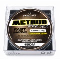 PRO FL Method Feeder Fast Sinking Monofilament Line Brown 0.28mm 150m