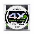 Pro FL Tackle 4X Super Strong Green Braided Fishing Line 150m Pro FL Tackle 4X Super Strong Braided Line Green 150m 0.18mm 11.4kg