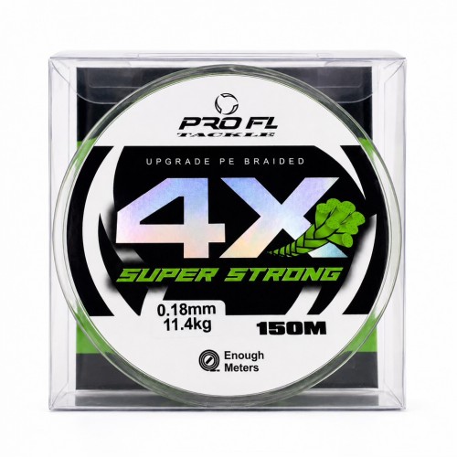 Pro FL X4 – 150m Super Strong 4-Strand Braided Fishing Line